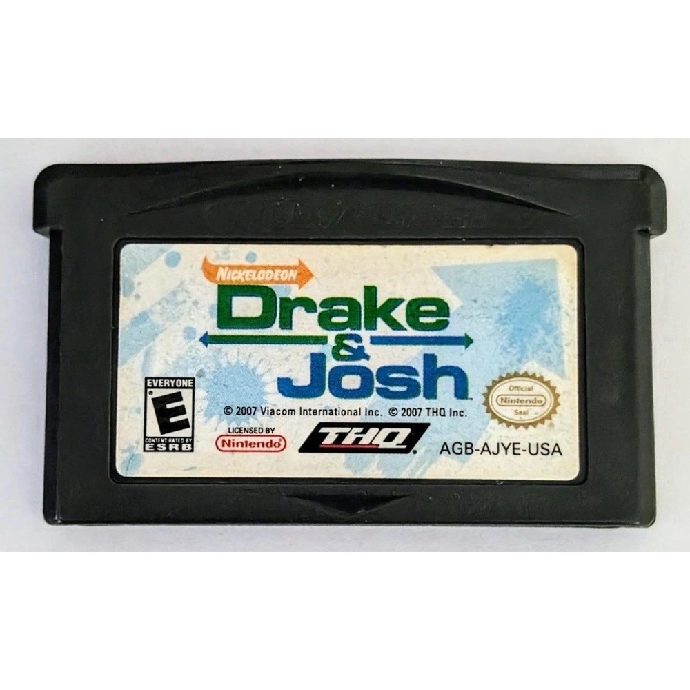 Drake & Josh Nintendo Game Boy Advance GBA Game‎ Cartridge AGB-AJYE-USA THQ 2007